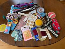 Vintage Bundle Sewing Items, Zips, Cotton Reels,Pin Cases. Pinking Shears, Pins for sale  Shipping to South Africa