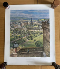 Edinburgh signed print for sale  UK
