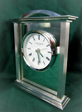 Mantel clock silver for sale  Shipping to Ireland