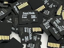 Lote de 100 tarjetas de memoria microSD de la marca Sandisk de 8 GB 8 GB ¡¡son 100% genuinas!!¡!, usado segunda mano  Embacar hacia Argentina