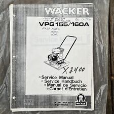 Wacker vpg155 vpg160a for sale  Bradenton