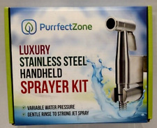 Purrfectzone pulverizador de bidê para vaso sanitário, kit pulverizador portátil aço inoxidável comprar usado  Enviando para Brazil