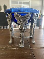 glass bowl metal stand for sale  Mooresville