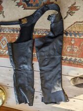 leather motorcycle chaps for sale  OXFORD