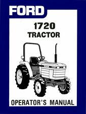 Used, TRACTOR OWNERS OPERATORS MANUAL FITS FORD NH 1720 COMPACT MAINTENANCE GAS for sale  New York