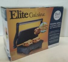 NOVO Elite Cuisine Panini Grill EPN-2976 Frete Grátis comprar usado  Enviando para Brazil