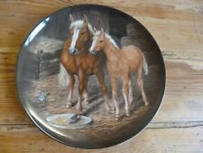 Lovely Kaiser Stable Door Collection 1988  Impudence Horse & Foal Plate No  6113, used for sale  Shipping to South Africa