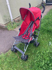Used, Mamas & Papas Swirl STROLLER/BUGGY pushchair with rain cover Red for sale  NORWICH
