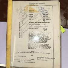 Directors script copy for sale  Shipping to Ireland