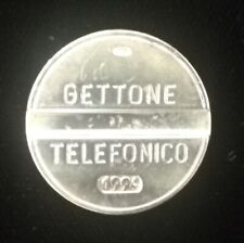 Gettone telefonico argento usato  Italia