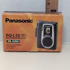 Mini gravador cassete vintage Panasonic RQ-L10 player microfone testado comprar usado  Enviando para Brazil