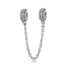 BAMOER Mixed style Solid 925 Sterling Silver Charm &AAA CZ Fit European Bracelet for sale  Shipping to South Africa