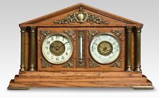 Antique Oak Architectural Desk Clock for sale  Shipping to South Africa