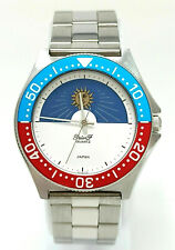 Orologio Peter f by seiko pepsi watch moon phases clock fasi luna montre vintage usato  Baranzate