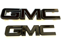 Emblema de rejilla puerta trasera GM TODO negro para 2015-19 GMC Sierra 1500 2500HD 3500HD segunda mano  Embacar hacia Argentina