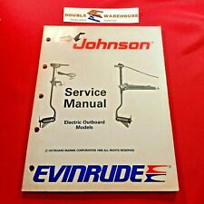 1988 Evinrude Johnson Electric Outboard Models Service Manual  for sale  Shipping to South Africa