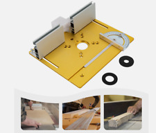 Router Table Insert Plate Wood Milling Flip Board Trimming Tools Aluminum Alloy, used for sale  Shipping to South Africa