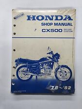 OEM Service Shop Repair Manual 1978-1982 Honda CX500 Deluxe Custom CX500C CX00D for sale  Shipping to South Africa