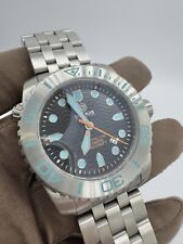 Deep Blue Diver Pro 1000m relógio de mergulho automático S/caixa de aço/borda mostrador azul comprar usado  Enviando para Brazil