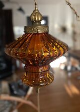 Vintage amber fluted for sale  Colby