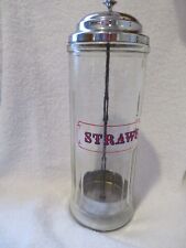 11 inch.  Vintage Straw dispenser soda fountain style for sale  Shipping to South Africa