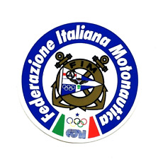 Adesivo sticker federazione usato  Italia