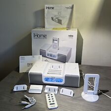 iHome iH5R Reloj Alarma Radio Apple iPod Home System Blanco segunda mano  Embacar hacia Argentina