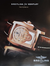 Anúncio impresso de relógio vintage Breitling!!!"Breitling 1884 para Bentley" comprar usado  Enviando para Brazil