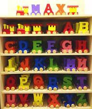 Alphabet wooden colourful for sale  LONDON