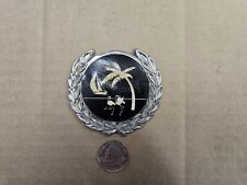 OEM Chrome Metal Wreath Palm Tree Flamingo Boat Vintage Emblem Badge Logo Name for sale  Shipping to South Africa