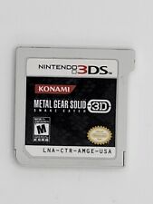 Metal Gear Solid 3D: Snake Eater (Nintendo 3DS, 2012) Solto comprar usado  Enviando para Brazil