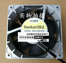 Sanyo 12038 9SG1224H102 24V 0.46A 2 hilos equipo inversor ventilador refrigeración axial segunda mano  Embacar hacia Argentina