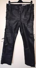 lace side leather trousers for sale  STAINES-UPON-THAMES