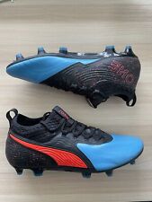 Puma Mens One 19.1 FG/AG Football Boots Blue/Black/Red Size 8 for sale  Shipping to South Africa