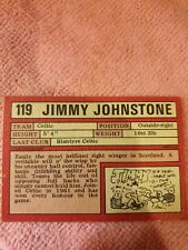 Jimmy johnstone 119 for sale  PAISLEY