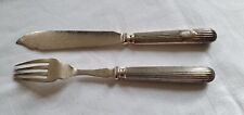 L N E R Silver Fish Fork & EPNS Fish Knife - by Walker & Hall / Asman  for sale  Shipping to South Africa