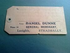 Old label tag for sale  Ireland