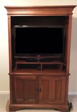 Hooker Entertainment Armoire. TV Stand. Cabinet Birchwood High End Display Case for sale  Omaha