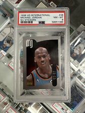 1998 UD International Stickers #48 Michael Jordan PSA 8 for sale  Shipping to South Africa
