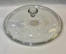 VINTAGE PYREX Round CLEAR GLASS ROUND KNOB REPLACEMENT LID  33 624C for sale  Newnan