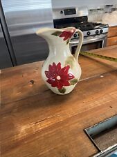 Poinsettia vase inch for sale  Shipping to Ireland