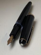 Mont Blanc Piston Filler 342g 585 Gold Spring Black 1950s Fountain Pen 019 for sale  Shipping to South Africa