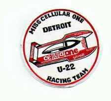 Used, MISS CELLULAR ONE DETROIT U 22 hydroplane racing team patch 5-1/4 dia   for sale  Monaca