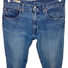 LEVI'S 512 DŻINSY MĘSKIE SLIM TAPERED W32 L32 NIEBIESKIE DENIM LEVIS STRETCH POSTARZANE, używany na sprzedaż  PL