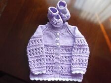 hand knitted baby matinee coats for sale  MIDDLESBROUGH