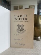 Signed harry potter for sale  LONDON
