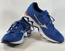 Tênis de corrida masculino Mizuno Wave Inspire 11 azul/prata/vermelho altura no tornozelo 13, usado comprar usado  Enviando para Brazil