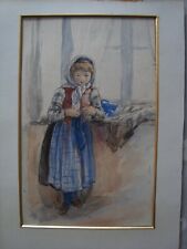 Victorian bouvier watercolour for sale  COALVILLE