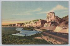 Toll Gate Rock Palisades U.S. 30 Green River Wyoming WY 1940s Postcard for sale  Shipping to South Africa