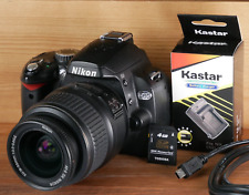 Usado, Kit de câmera digital DSLR Nikon D60 10.2MP com lente 18-55MM *TESTADO* obturador 18.663* comprar usado  Enviando para Brazil